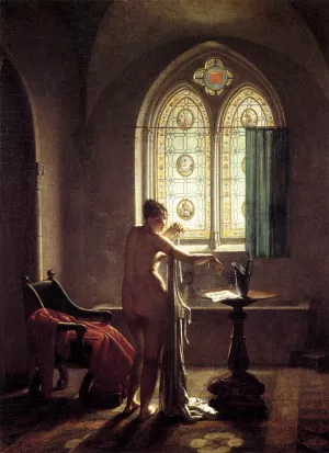 Gothic Bathroom painting by Jean-Baptiste Mallet