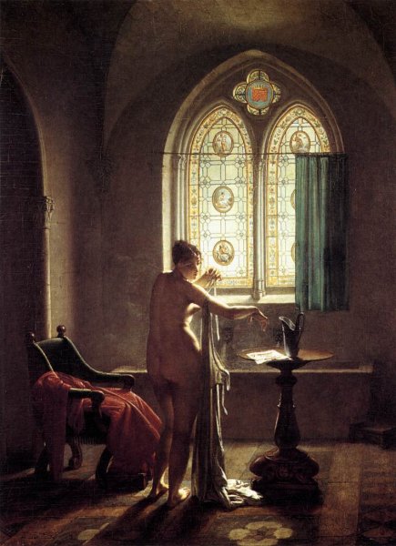 Main Product Photo of Gothic Bathroom Painting by Jean-Baptiste Mallet