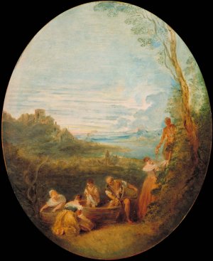 Springtime by Jean-Baptiste Pater Oil Painting
