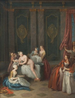 The Bath by Jean-Baptiste Pater Oil Painting