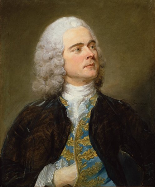 Charles-Francois Pinceloup de la Grange by Jean-Baptiste Perronneau - Hand-Painted Oil Painting Reproduction