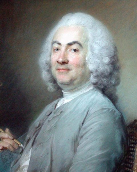 Laurent Cars, Engraver by Jean-Baptiste Perronneau - Hand-Painted Oil Painting Reproduction