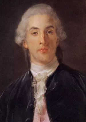 Monsieur Tassin de La Renardiere painting by Jean-Baptiste Perronneau