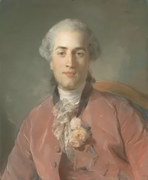 Olivier Journu by Jean-Baptiste Perronneau Oil Painting