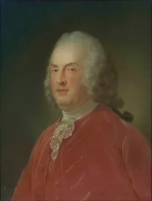 Portrait de Jacob Boreel Jansz. by Jean-Baptiste Perronneau Oil Painting