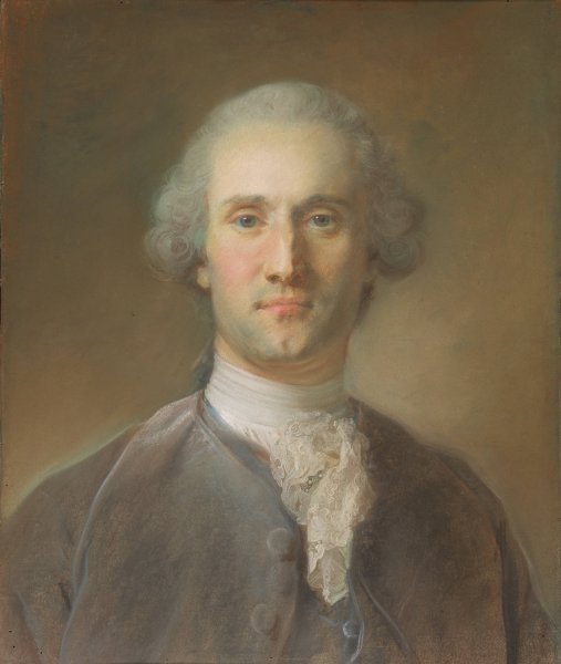 Portrait Of A Man by Jean-Baptiste Perronneau - Hand-Painted Oil Painting Reproduction