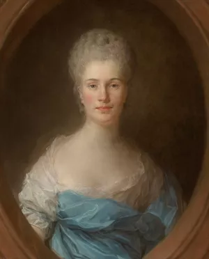 Portrait Of A Woman by Jean-Baptiste Perronneau Oil Painting