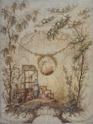 Chinoiserie by Jean-Baptiste Pillement Oil Painting