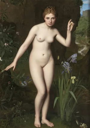 The Nymph Echo by Jean Baptiste Poncet Oil Painting