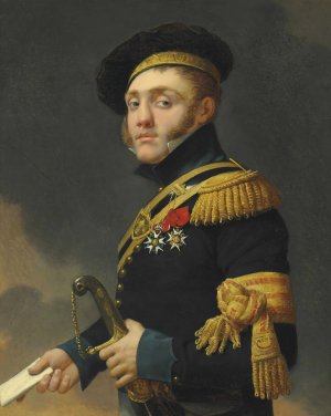Portrait Of The Artist's Son, Antoine-Louis Regnault by Jean-Baptiste Regnault Oil Painting
