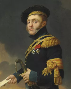 Portrait Of The Artist's Son, Antoine-Louis Regnault by Jean-Baptiste Regnault Oil Painting