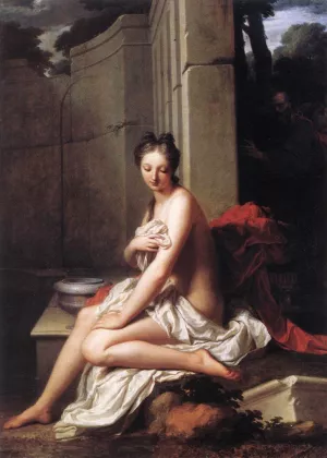Susanna at the Bath Oil painting by Jean-Baptiste Santerre