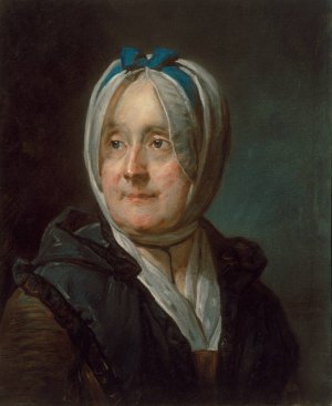 Portrait of Madame Chardin by Jean-Baptiste-Simeon Chardin Oil Painting