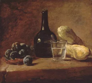 Still Life with Plums painting by Jean-Baptiste-Simeon Chardin