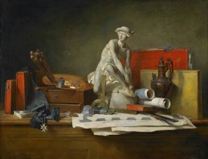 The Attributes of the Arts and the Rewards Which Are Accorded Them by Jean-Baptiste-Simeon Chardin Oil Painting