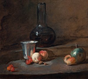 The Silver Goblet by Jean-Baptiste-Simeon Chardin Oil Painting