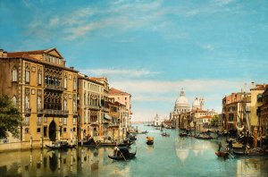 The Grand Canal, Venice Oil painting by Jean-Baptiste Van Moer