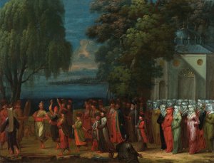 Armenian Wedding by Jean Baptiste Vanmour Oil Painting