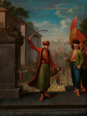 Patrona Halil by Jean Baptiste Vanmour Oil Painting