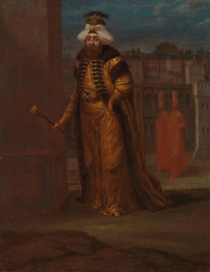Sultan Mahmud I by Jean Baptiste Vanmour Oil Painting