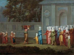 The First Day of School by Jean Baptiste Vanmour Oil Painting