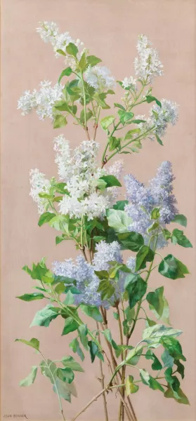 Still life with flowers by Jean Benner Oil Painting
