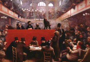 A La Salle Graffard Oil painting by Jean Beraud