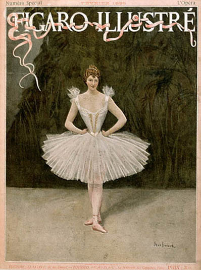 Main Product Photo of Ballerina Painting by Jean Beraud