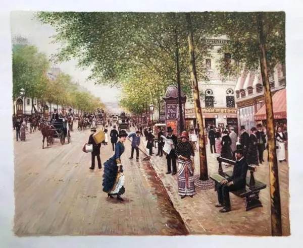 Boulevard des Capucines Oil Painting Reproduction