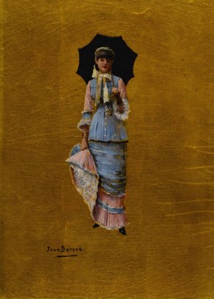 Jeune femme a l'ombrelle by Jean Beraud Oil Painting
