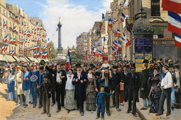 La Marseillaise  by Jean Beraud - Hand-Painted Oil Painting Reproduction