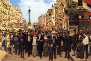 La Marseillaise by Jean Beraud - Oil Painting Reproduction