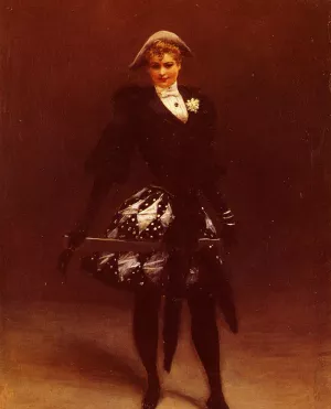 La Pierrette Oil painting by Jean Beraud