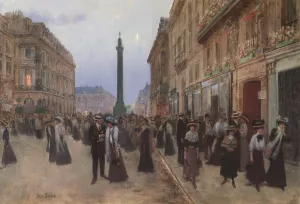 La Rue de la Paix by Jean Beraud - Oil Painting Reproduction