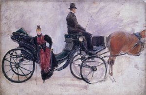 La Victoria by Jean Beraud Oil Painting