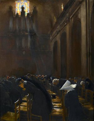 L'Elevation by Jean Beraud Oil Painting