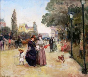 Promenade painting by Jean Beraud