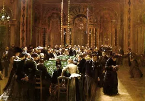 The Casino at Monte Carlo by Jean Beraud - Oil Painting Reproduction