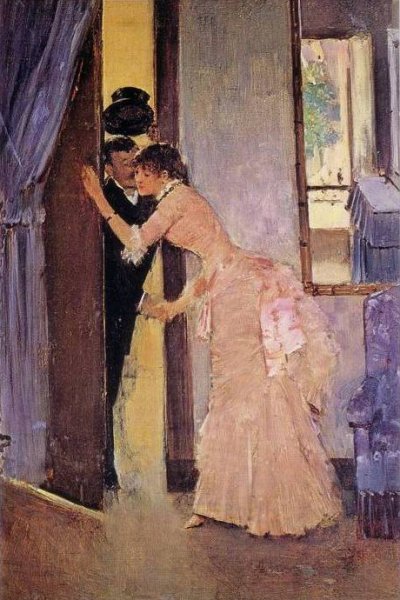 Main Product Photo of The Secret Painting by Jean Beraud