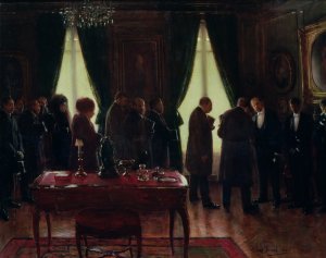 The Widower by Jean Beraud Oil Painting