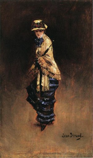 Young Pariesienne Oil painting by Jean Beraud