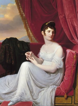 Portrait of Madame Tallien by Jean-Bernard Duvivier Oil Painting