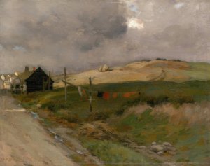 Landscape by Jean Charles Cazin Oil Painting