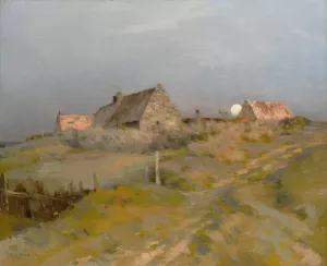 Moonrise Oil painting by Jean Charles Cazin