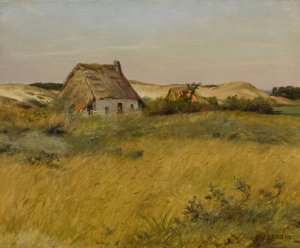 The Last Rays by Jean Charles Cazin Oil Painting