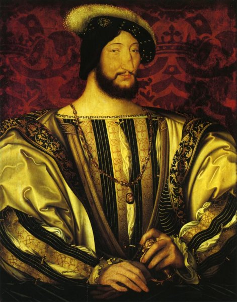 Main Product Photo of Portrait of Francis I Painting by Jean Clouet