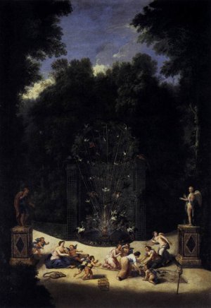 Entrance to the Maze by Jean Cotelle Oil Painting