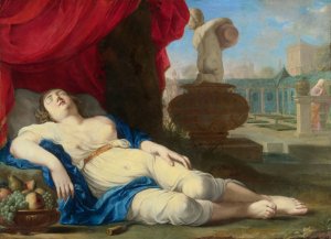 Jeune Femme Endormie Dit Aussi 'La Belle Du Canet' by Jean Daret Oil Painting