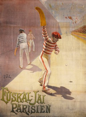 Euskal-Jai Parisien by Jean De Paleologue Oil Painting