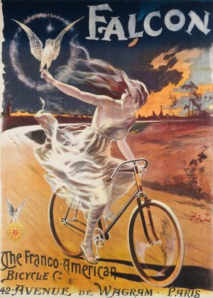 Falcon Oil painting by Jean De Paleologue
